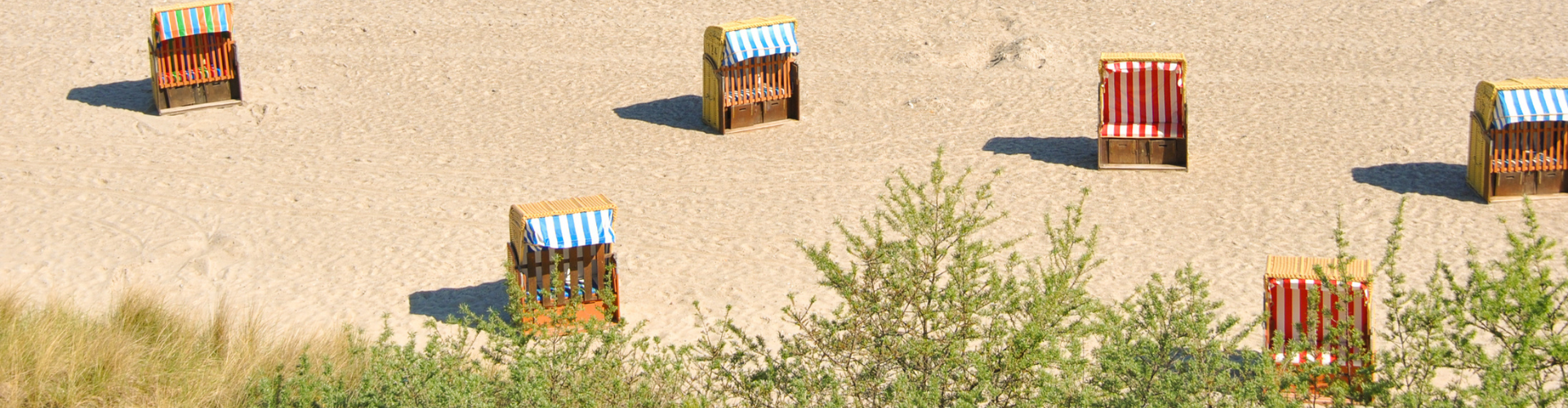 Strandkorb am Meer