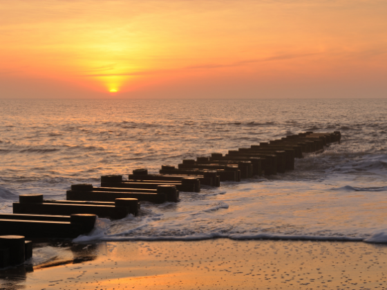 Sonnenuntergang am Meer